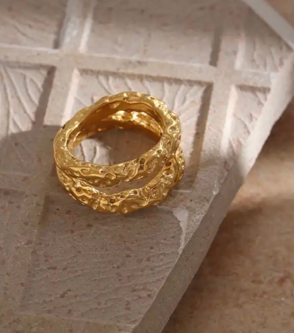 Melted Rock Ring