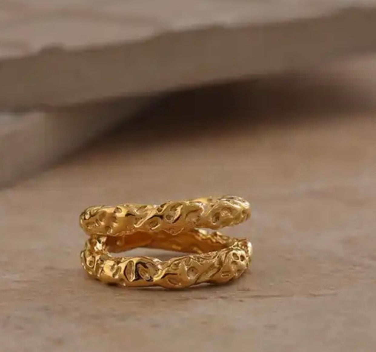 Melted Rock Ring