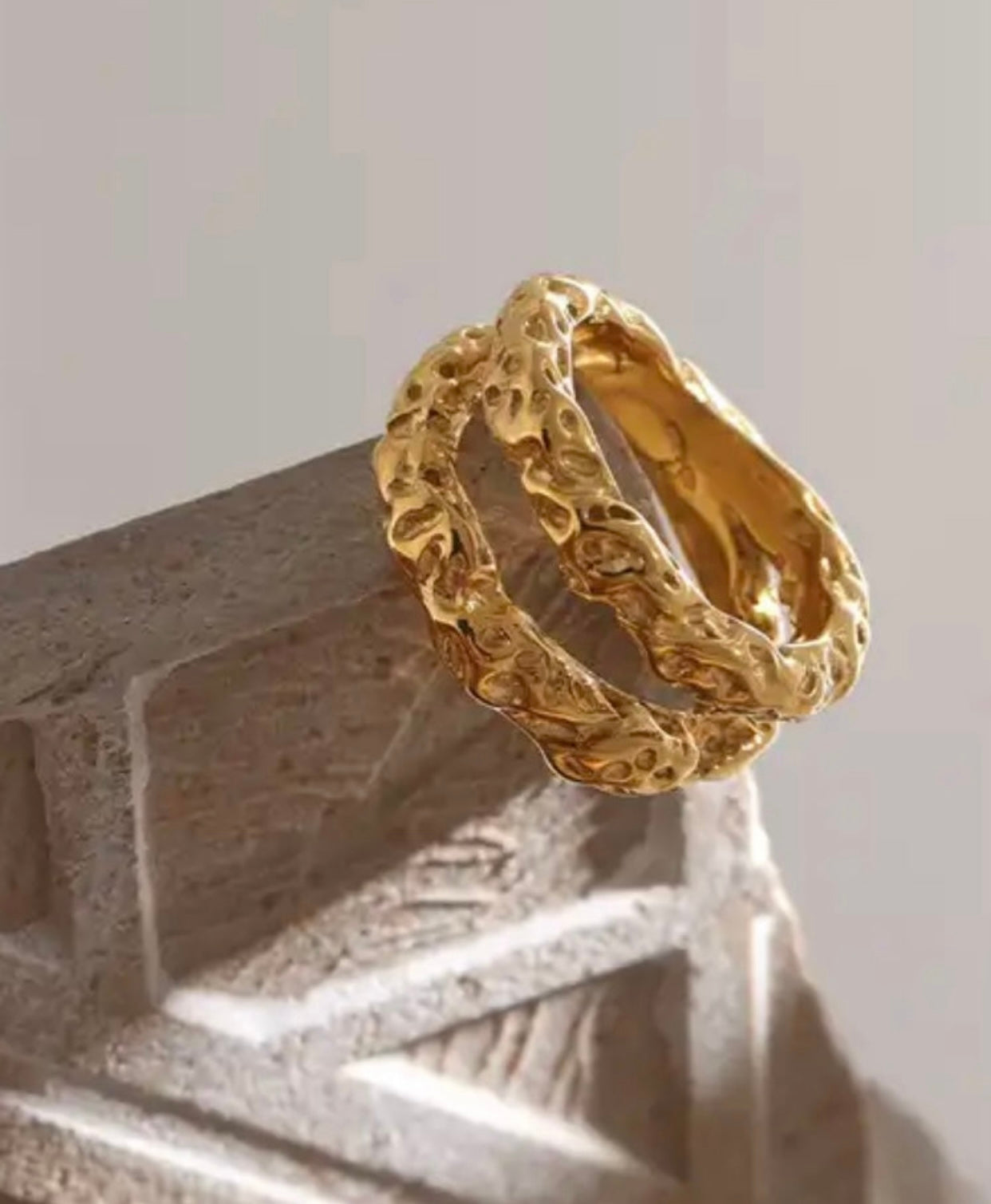 Melted Rock Ring