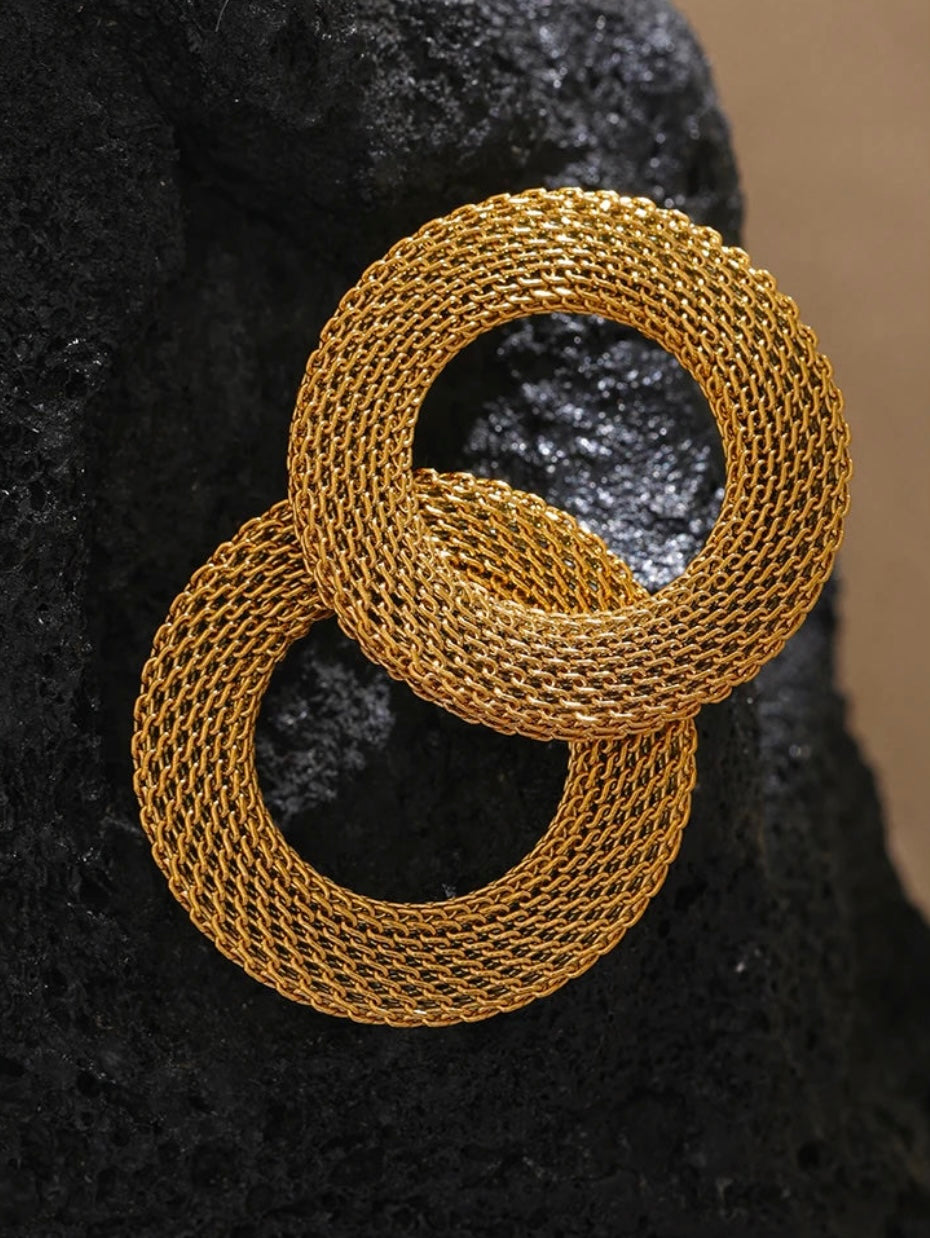 Round Mesh Earrings